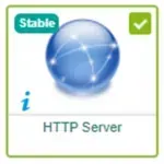Fiche du connecteur de supervision HTTP Server, marquée Stable, dans le catalogue de connecteurs Centreon