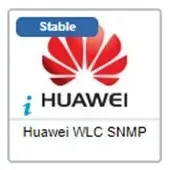 Fiche du nouveau connecteur de supervision Huawei WLC SNMP, marqué Stable, ajouté au catalogue Centreon en janvier 2025