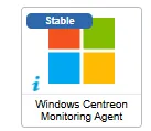 Windows Centreon Monitoring Agent connector card, marked Stable, affected by a breaking change in August 2025