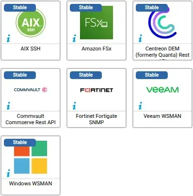 7 Centreon monitoring connectors fixed in February 2026: AIX SSH, Amazon FSx, Centreon DEM (formerly Quanta) Rest API, Commvault Commserve, Fortinet Fortigate SNMP, Veeam WSMAN, Windows WSMAN