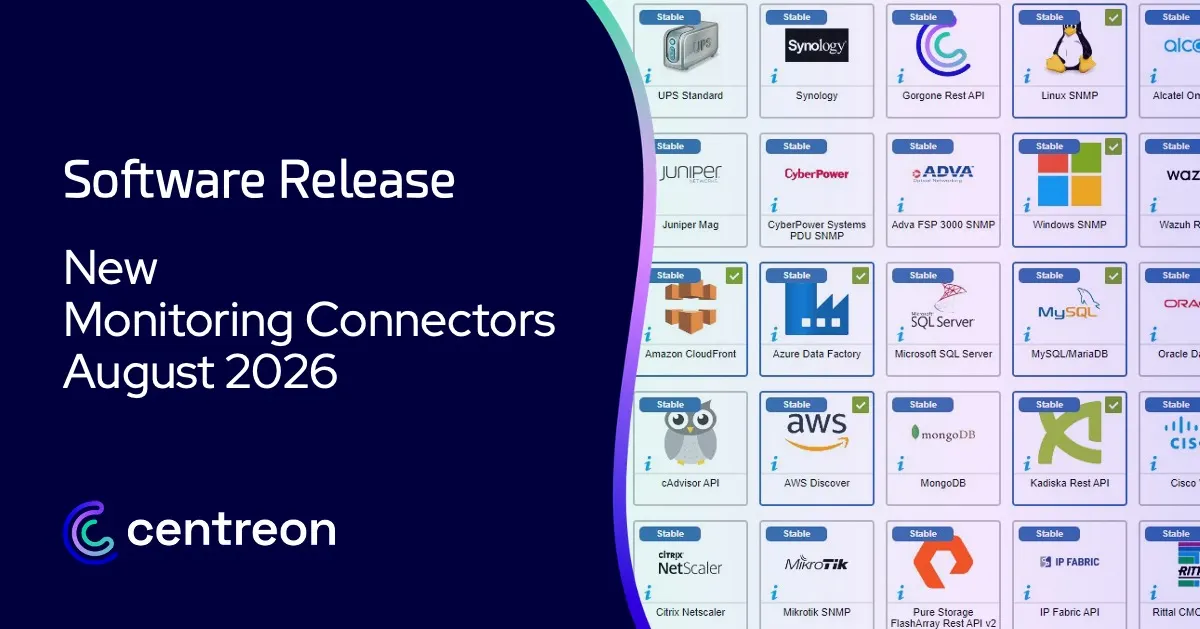 Monitoring Connector Update – August 2026