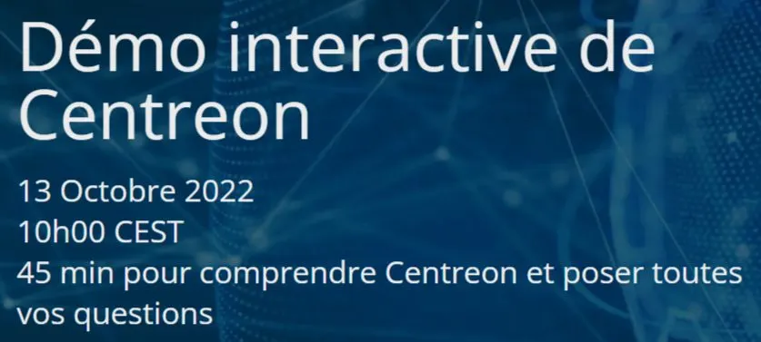 Démo interactive de Centreon