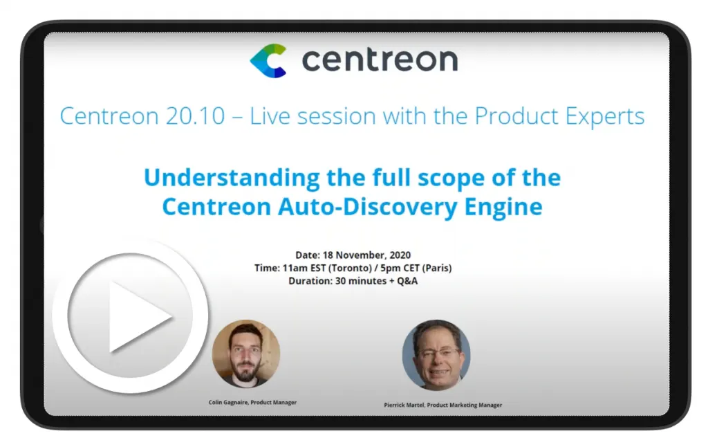 Understanding the full scope of the Centreon Auto-Discovery Engine
