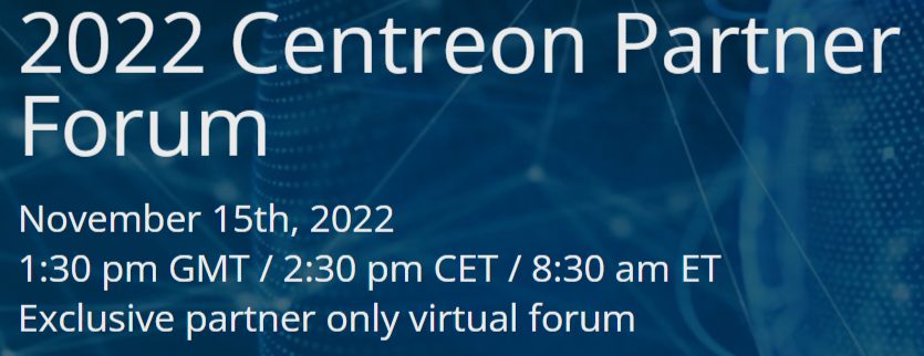 2022 Centreon Partner Forum