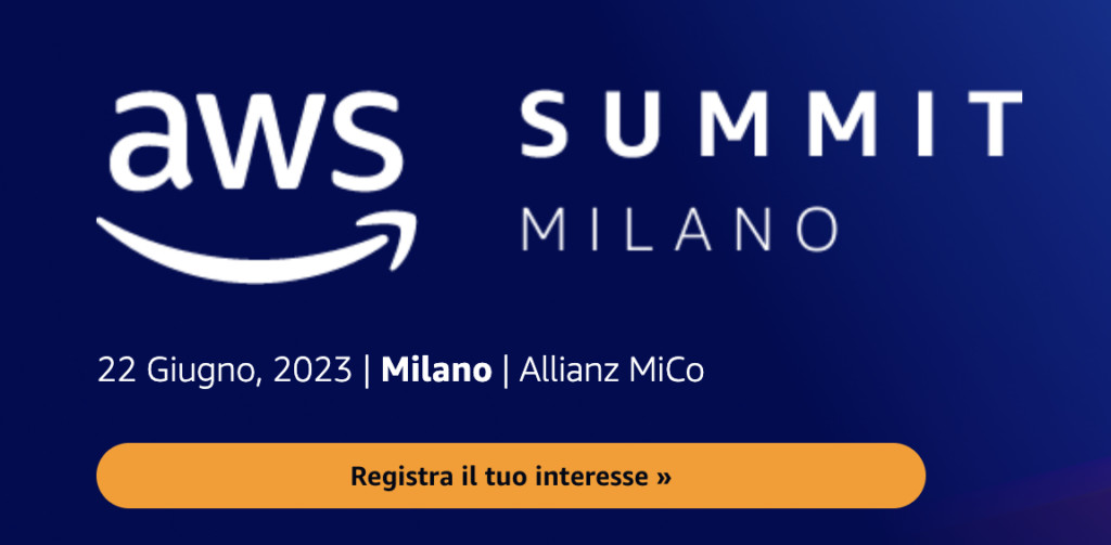 AWS Summit 2023 – Milano