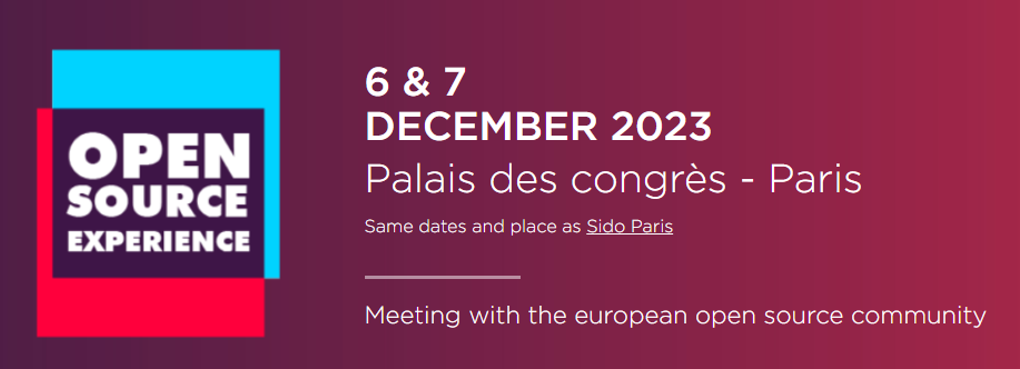 Open Source Experience 2023 – París